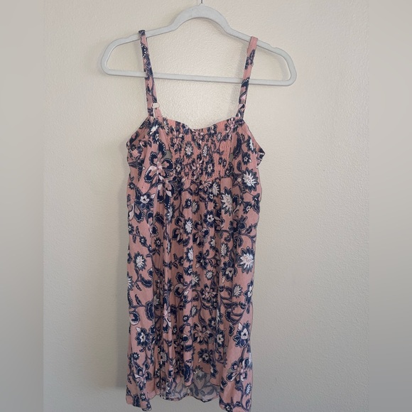 Torrid Pink Floral Adjustable Straps Sundress size 1X - Picture 4 of 4